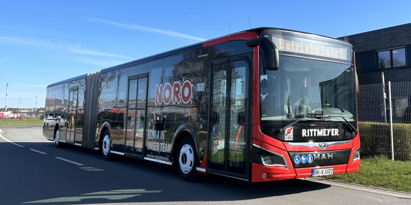 Noro: Buswerbung