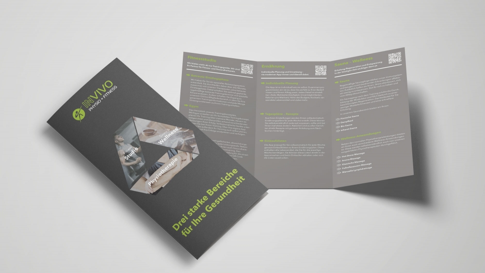 Flyer – Drei starke Bereiche für Ihre Gesundheit