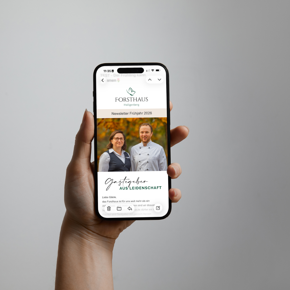 Newsletter Forsthaus, Frühjahr