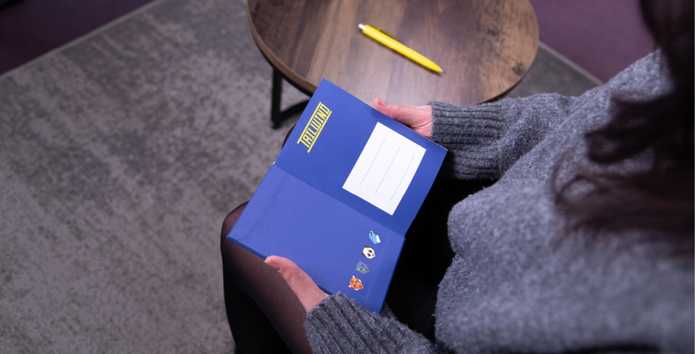 individuelles Notizbuch Innenseite